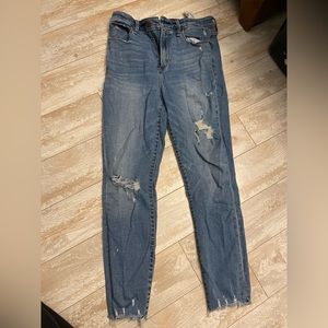 Abercrombie & Fitch high rise skinny ankle jeans